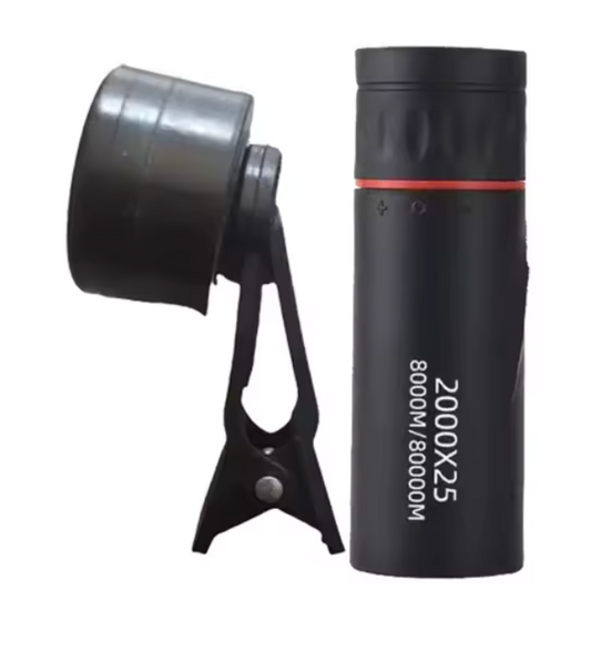 HD Monocular Telescope, Compact Portable for Travel, Hiking, Fishing, Camping, Stargazing, Concerts & Bird Watching