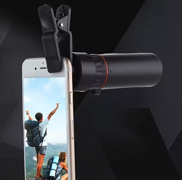 HD Monocular Telescope, Compact Portable for Travel, Hiking, Fishing, Camping, Stargazing, Concerts & Bird Watching