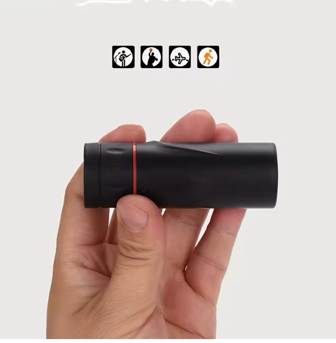 HD Monocular Telescope, Compact Portable for Travel, Hiking, Fishing, Camping, Stargazing, Concerts & Bird Watching