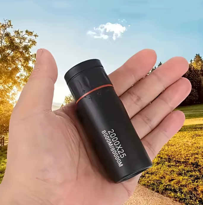 HD Monocular Telescope, Compact Portable for Travel, Hiking, Fishing, Camping, Stargazing, Concerts & Bird Watching