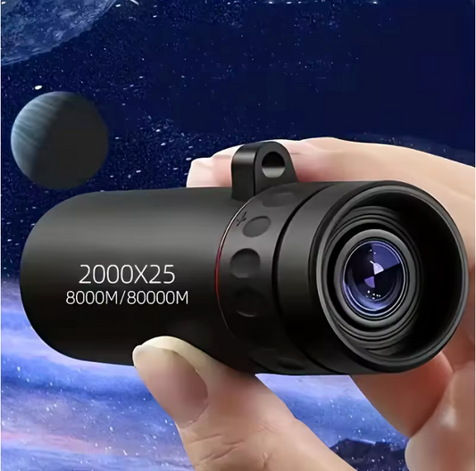 HD Monocular Telescope, Compact Portable for Travel, Hiking, Fishing, Camping, Stargazing, Concerts & Bird Watching